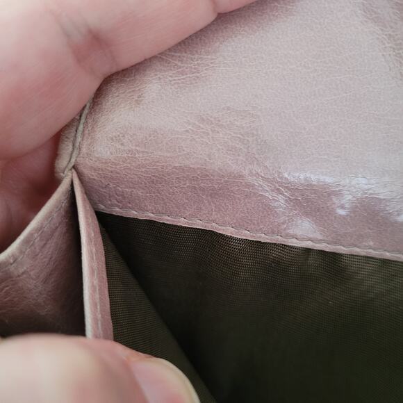 Miu Miu Wallet Matelasse Lilac Purple Large Card Holder Logo Leather Envelope - Picture 5 of 12